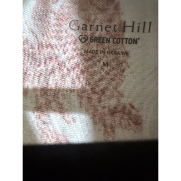 Garnet Hill Maxi Dress Twist V Neck Floral Toile Medium Boho Trad Homestead - Picture 11 of 13